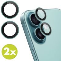 imoshion Lot de 2 protections d'objectif de caméra iPhone 16 / 16 Plus - Teal