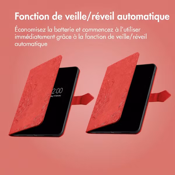Coque tablette Samsung Galaxy Tab A11 Plus - Rouge