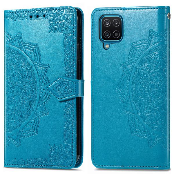 imoshion Etui de télephone Mandala Samsung Galaxy A12 - Turquoise