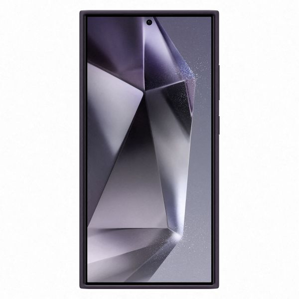 Samsung Original Coque en silicone Samsung Galaxy S24 Ultra - Dark Violet
