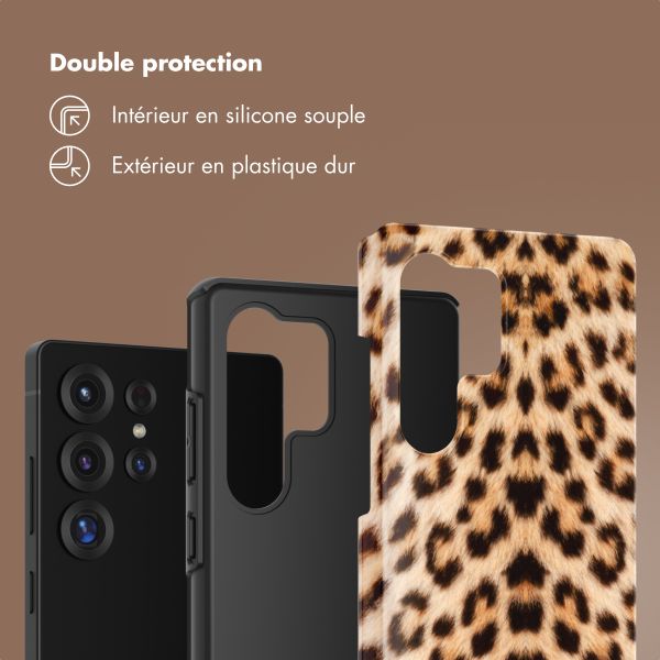 Selencia Coque arrière Vivid Samsung Galaxy S25 Ultra - Wild Leo