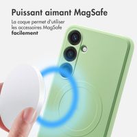 imoshion Coque Couleur avec MagSafe Samsung Galaxy S24 Plus - Vert