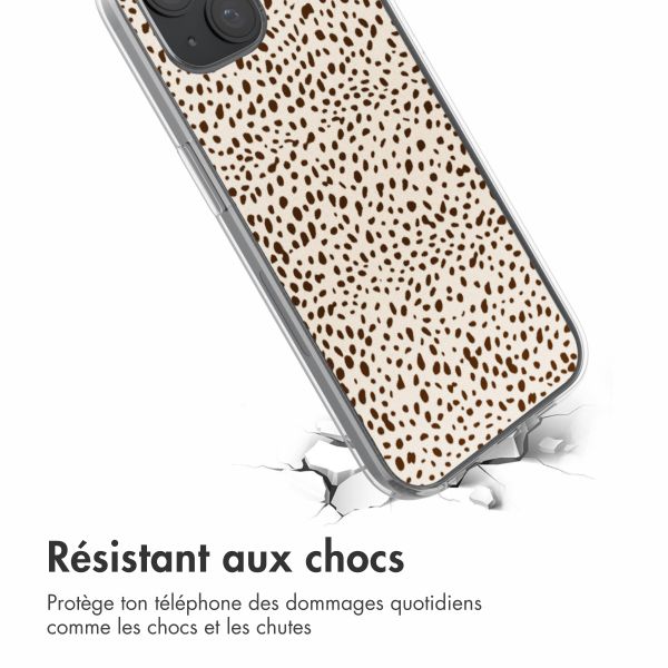 imoshion Coque design pour iPhone 15 - Desert Dots