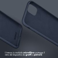 Accezz Coque Liquid Silicone Google Pixel 7 Pro - Bleu foncé