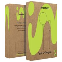 imoshion Câble de chargement Apple Watch USB-C et USB-A - 2 mètres - Blanc