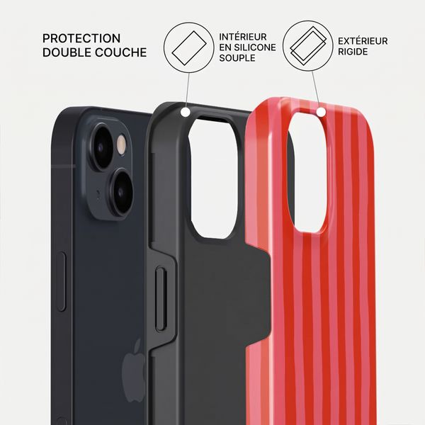 Burga Coque Tough MagSafe Apple iPhone 13 - Pomegranate
