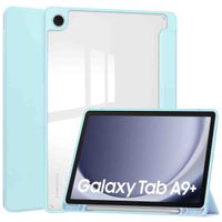 imoshion Coque tablette rigide Trifold Samsung Galaxy Tab A9 Plus - Bleu clair