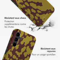 Selencia Coque arrière Vivid avec MagSafe Samsung Galaxy S25 - Moo'd Olive Dust