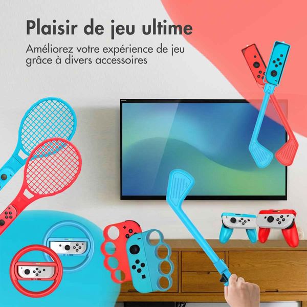 imoshion Ensemble Nintendo Switch - Ensemble d'accessoires de 15 pièces pour Nintendo Switch & Switch OLED