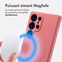 imoshion Coque Couleur avec MagSafe Samsung Galaxy S25 Ultra - Dusty Rose