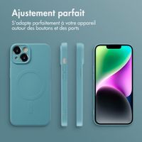 imoshion Coque Couleur avec MagSafe Apple iPhone 14 - Smoke Green