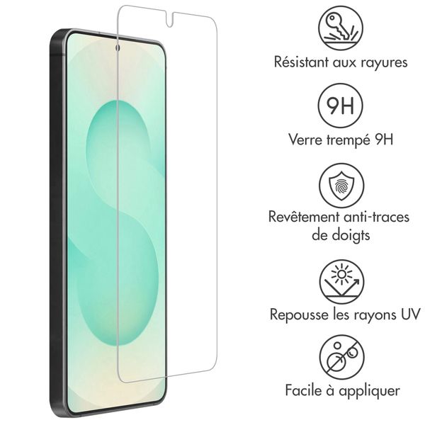Accezz Protection d'écran en verre trempé Samsung Galaxy S26 Plus