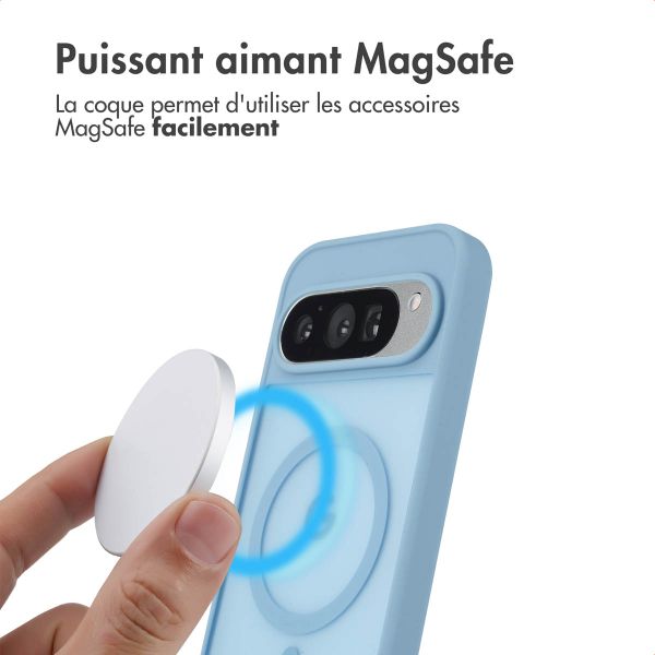 imoshion Coque Color Guard avec MagSafe Google Pixel 9 / 9 Pro - Bleu clair