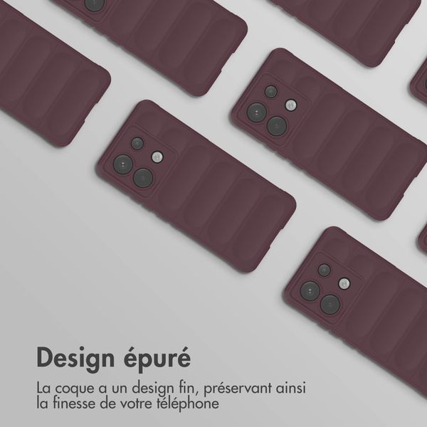 imoshion Coque arrière EasyGrip Xiaomi Redmi Note 13 Pro (5G) - Aubergine