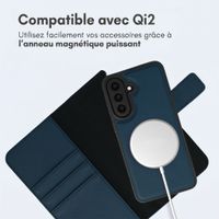 imoshion Étui portefeuille luxe 2-en-1 amovible Samsung Galaxy A57 (5G) - Bleu