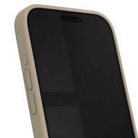 iDeal of Sweden Coque Silicone iPhone 15 Pro - Beige