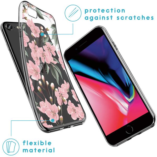 imoshion Coque Design iPhone SE (2022 / 2020) / 8 / 7 / 6s - Cherry Blossom