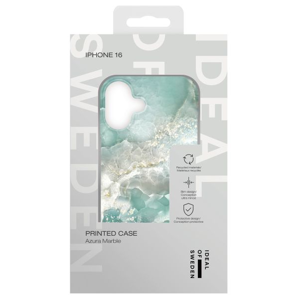 iDeal of Sweden Coque Fashion Apple iPhone 16 - Azura Marble