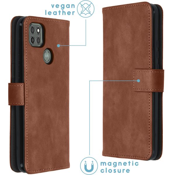 imoshion Étui de télephone portefeuille Motorola Moto G9 Power - Marron