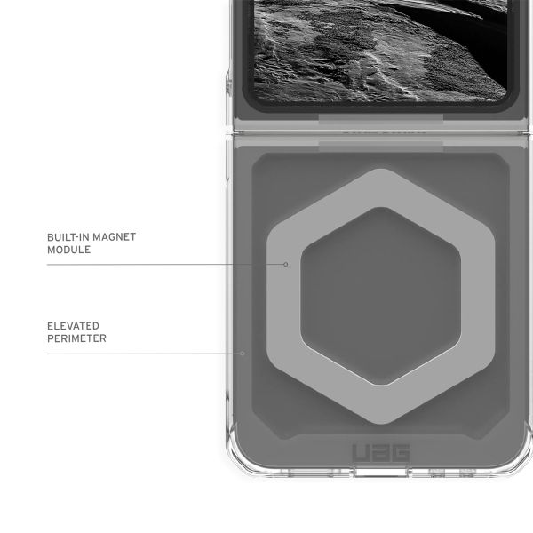 UAG Coque arrière Plyo Pro Samsung Galaxy Z Flip 6 - Ice / Silver