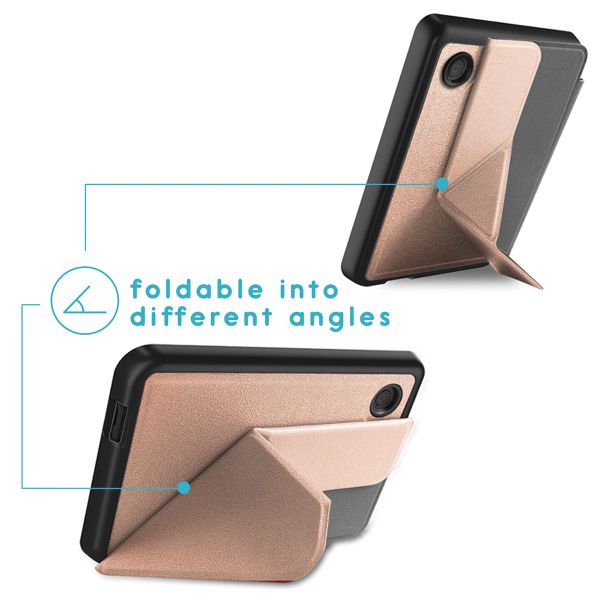 imoshion Étui de liseuse portefeuille Pliable Kobo Clara Colour / BW - Rose Doré