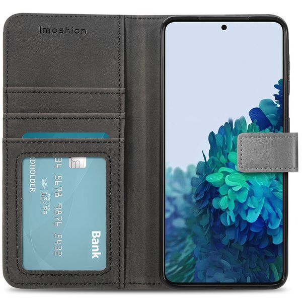 imoshion Étui de télephone portefeuille de luxe Samsung Galaxy S21 - Gris