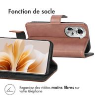 imoshion Étui de téléphone portefeuille Oppo Reno 11 - Brun