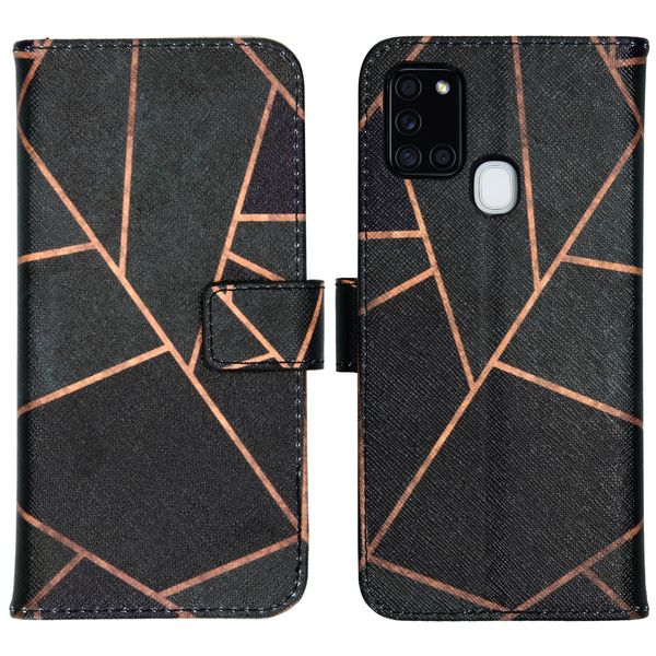 imoshion Coque silicone design Samsung Galaxy A21s - Black Graphic