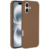 Accezz Coque Liquid Silicone avec MagSafe iPhone 16 Plus - Light Brown