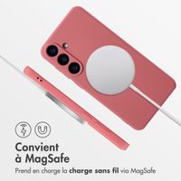 imoshion Coque Couleur avec MagSafe Samsung Galaxy S25 Plus - Dusty Rose