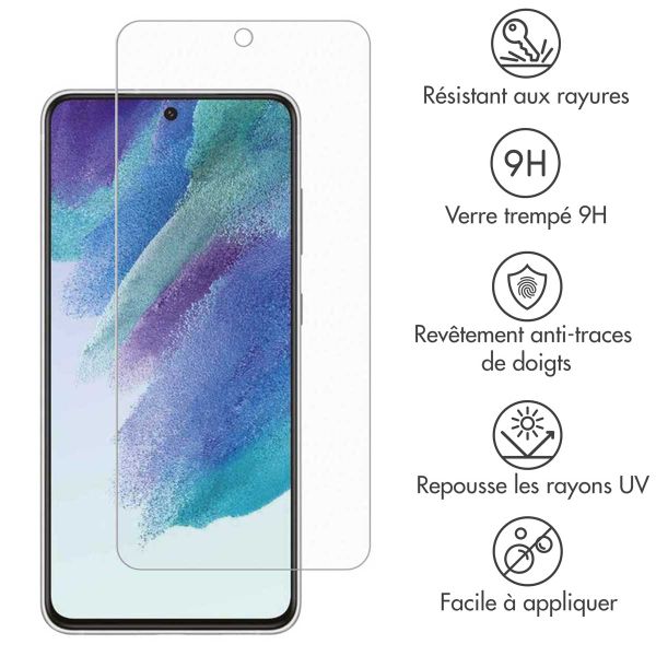 Accezz Protection d'écran en verre trempé Samsung Galaxy S21 FE