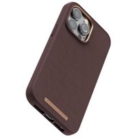 Njorð Collections Coque en cuir véritable iPhone 14 Pro Max - Brown