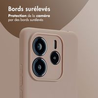 imoshion Coque Couleur Xiaomi Redmi Note 14 (5G) - Marron