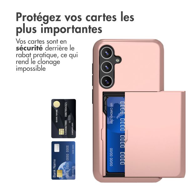 imoshion Coque arrière avec porte-cartes Samsung Galaxy S23 FE - Rose Doré
