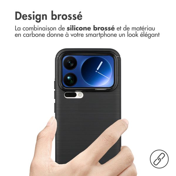 imoshion Coque Brushed Xiaomi 17 Pro Max - Noir