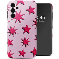 Selencia Coque arrière Vivid Tough Samsung Galaxy A15 (5G/4G) - Stars Rubine Red Light Pink