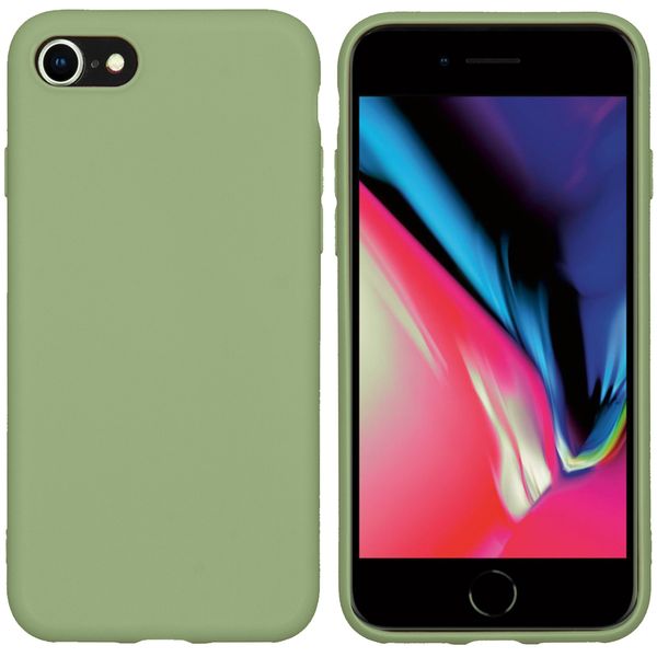 imoshion Coque Couleur iPhone SE (2022 / 2020) / 8 / 7 - Olive Green