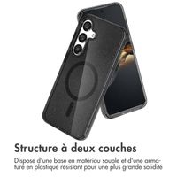 imoshion Coque Pailletée avec MagSafe Samsung Galaxy S24 - Glitter Noir