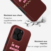 Selencia Coque arrière Vivid avec MagSafe Apple iPhone 16 Pro Max - Delulu