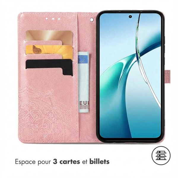 imoshion Etui de télephone Mandala OnePlus Nord CE 4 Lite 5G - Rose Doré