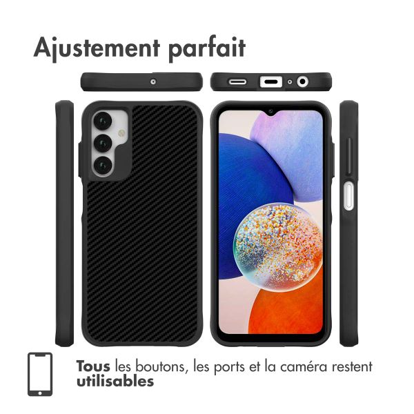 imoshion Rugged Hybrid Carbon Case Samsung Galaxy A15 (5G/4G) - Noir