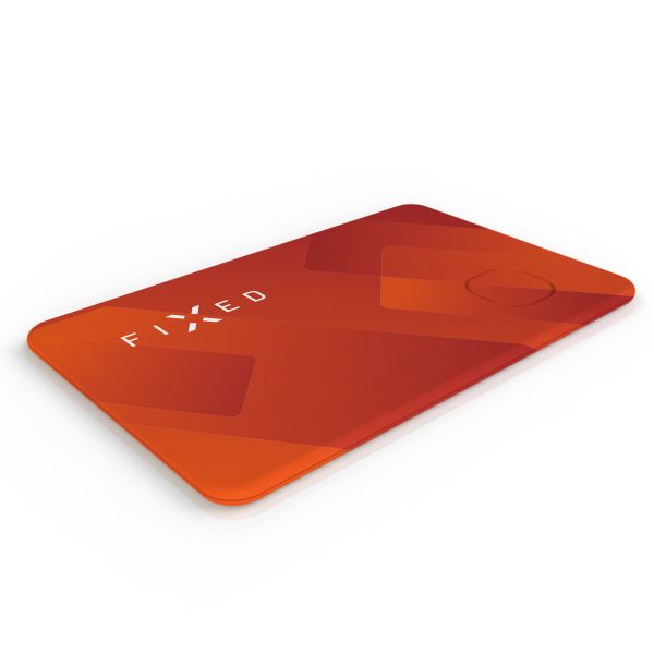 Fixed Tag Card - Tracker Bluetooth pour iOS - Orange