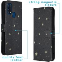 imoshion Coque silicone design Samsung Galaxy M31 - Stars Gold