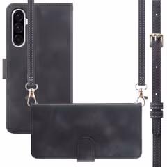 imoshion Etui de télephone portefeuille avec cordon Samsung Galaxy A36 - Noir