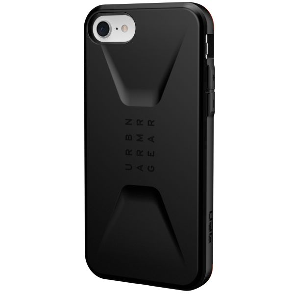 UAG Coque Civilian iPhone SE (2022 / 2020) / 8 / 7 / 6(s) - Black