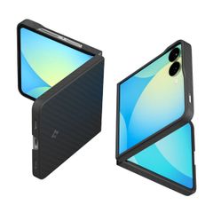 Spigen Coque AirSkin Samsung Galaxy Z Flip 7 - Aramid Black