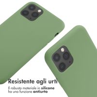 imoshion Coque en silicone avec cordon Apple iPhone 11 Pro - Vert
