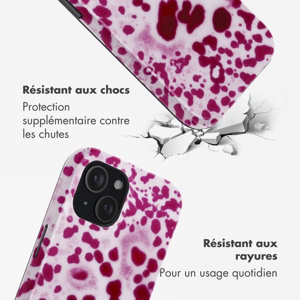 Selencia Coque arrière Vivid Apple iPhone 15 - Cosmic Orchid