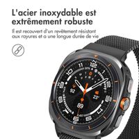 imoshion Bracelet magnétique milanais Samsung Galaxy Watch Ultra (2024/2025) - Noir