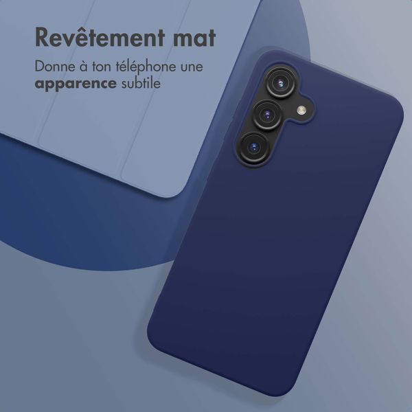 imoshion Coque Couleur Samsung Galaxy S24 - Bleu foncé